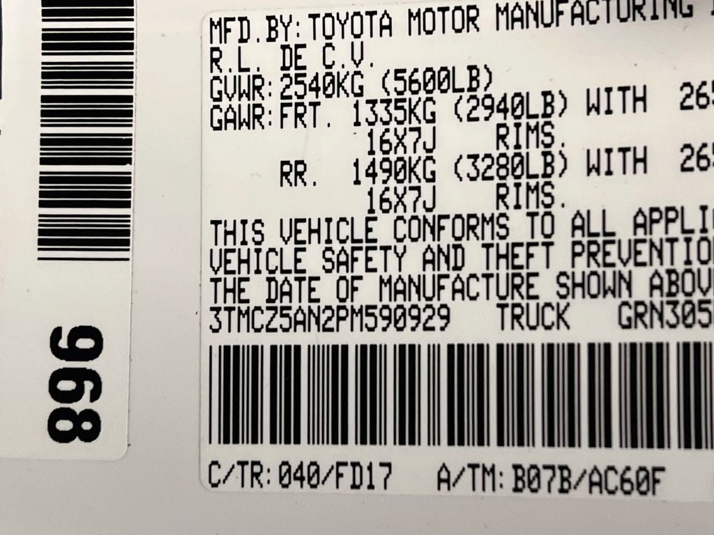 2023 Toyota Tacoma TRD Off-Road V6