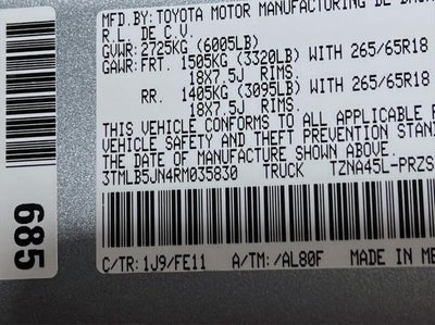 2024 Toyota Tacoma TRD Sport