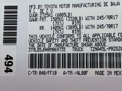 2024 Toyota Tacoma SR5
