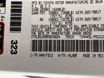 2024 Toyota Tacoma TRD Off-Road