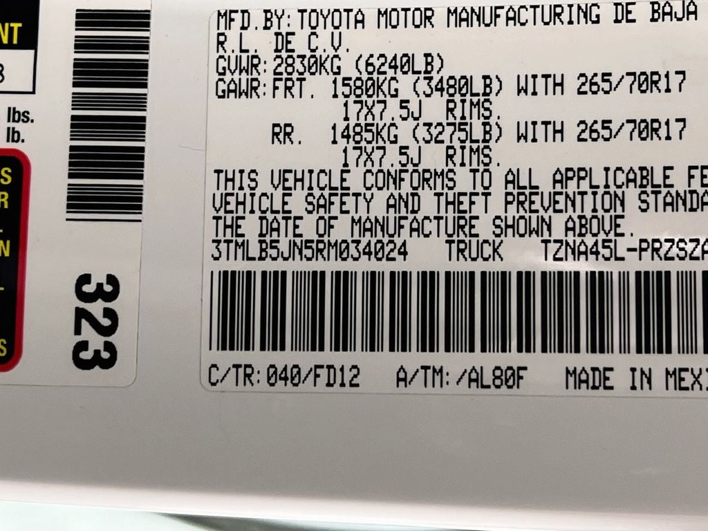 2024 Toyota Tacoma TRD Off-Road