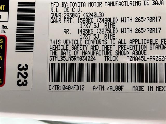 2024 Toyota Tacoma TRD Off-Road