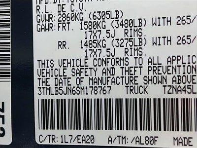 2025 Toyota Tacoma TRD Off-Road