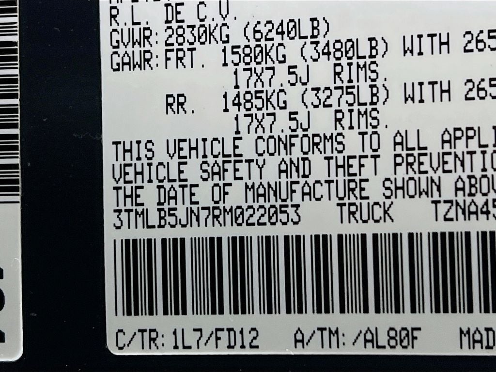 2024 Toyota Tacoma TRD Off-Road