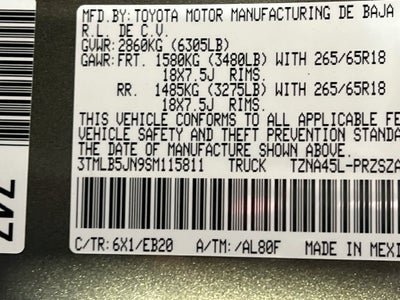 2025 Toyota Tacoma Limited