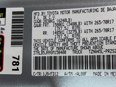 2025 Toyota Tacoma TRD Off-Road