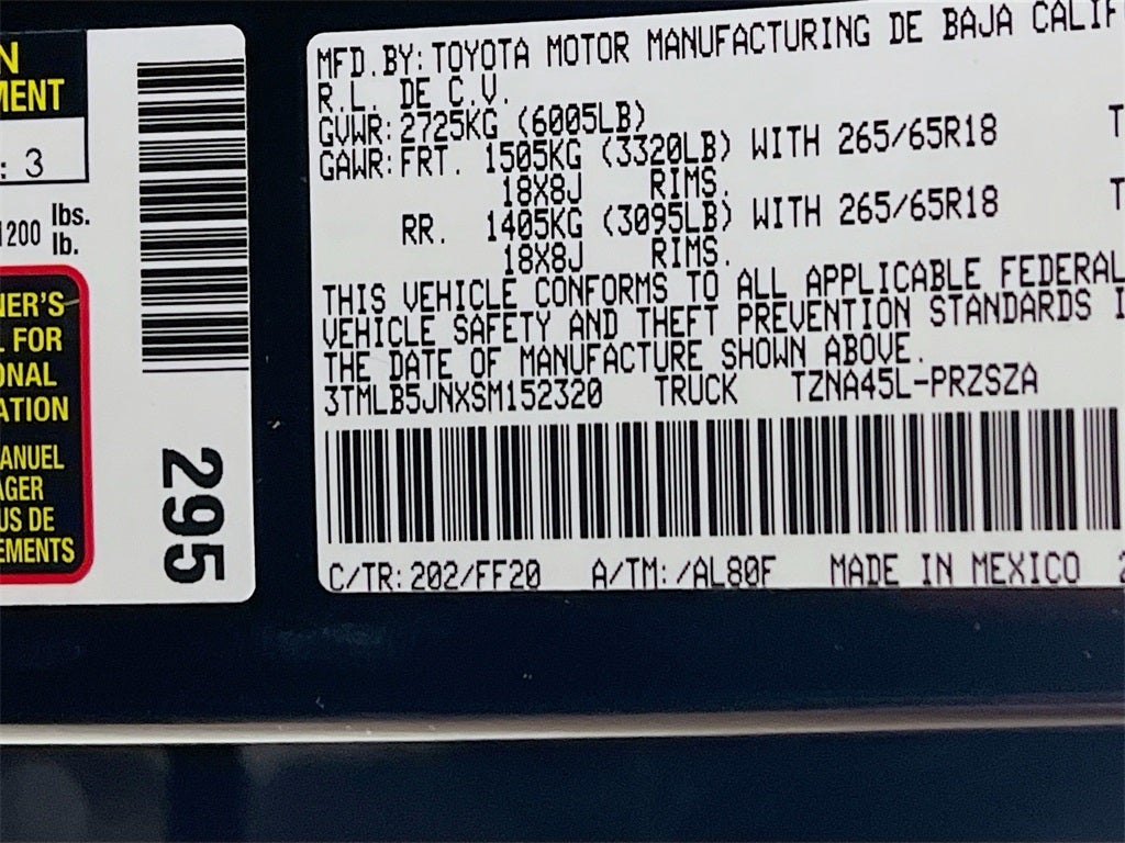 2025 Toyota Tacoma SR5