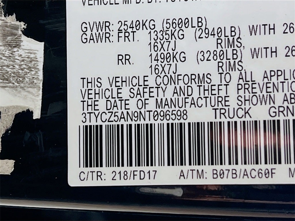 2022 Toyota Tacoma TRD Off-Road V6