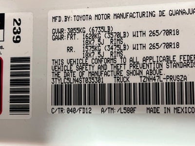 2025 Toyota Tacoma Hybrid TRD Off Road