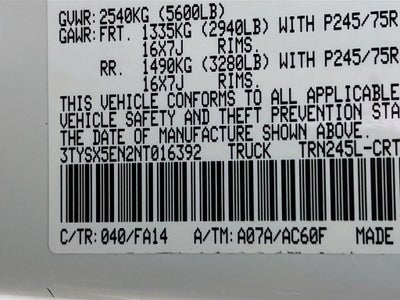 2022 Toyota Tacoma SR