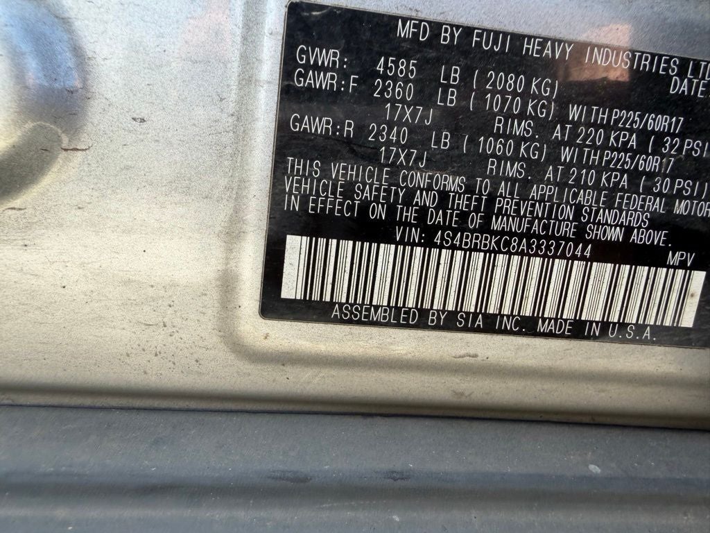 2010 Subaru Outback 2.5i Limited