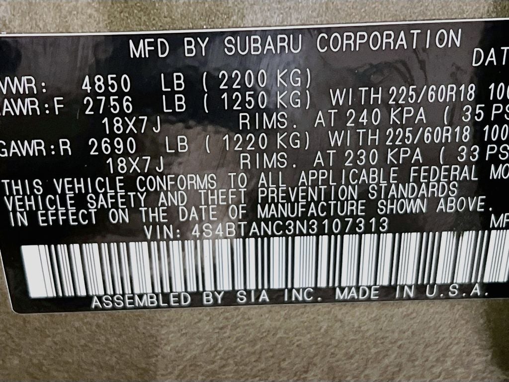 2022 Subaru Outback Limited