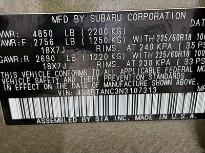 2022 Subaru Outback Limited