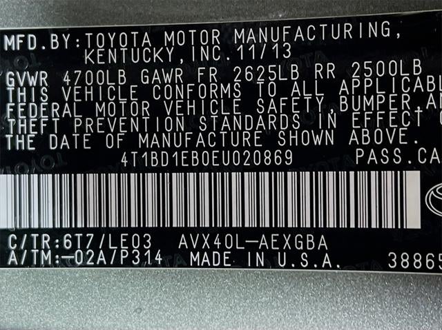 2014 Toyota Avalon Hybrid XLE Touring