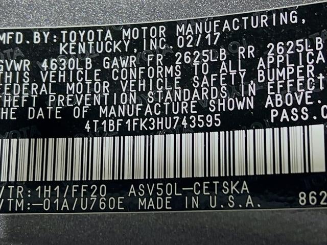 2017 Toyota Camry SE