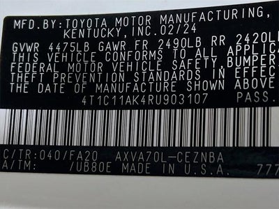 2024 Toyota Camry LE