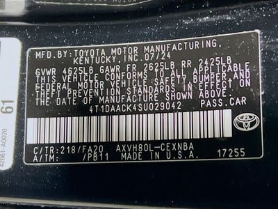 2025 Toyota Camry LE