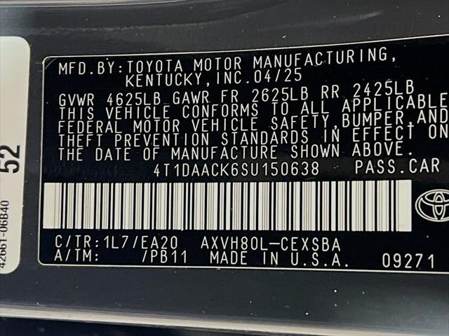 2025 Toyota Camry SE