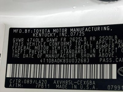 2025 Toyota Camry XLE