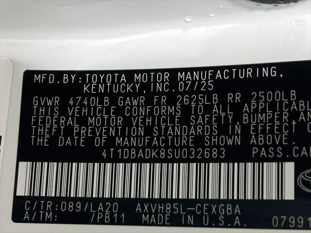 2025 Toyota Camry XLE