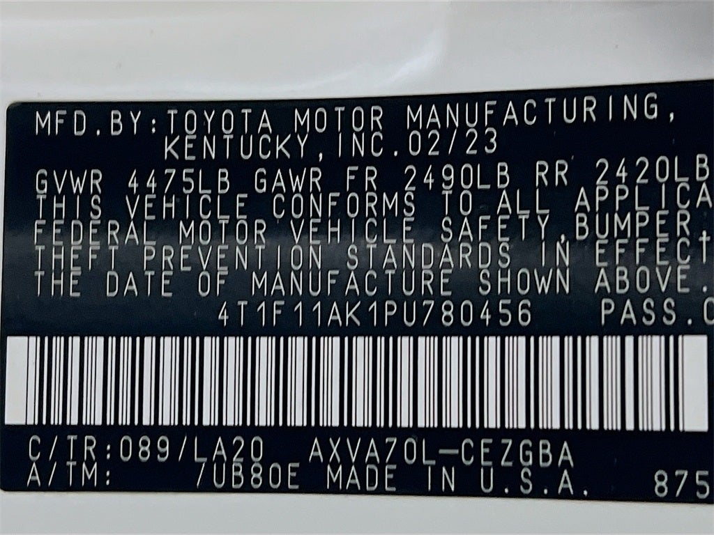 2023 Toyota Camry XLE