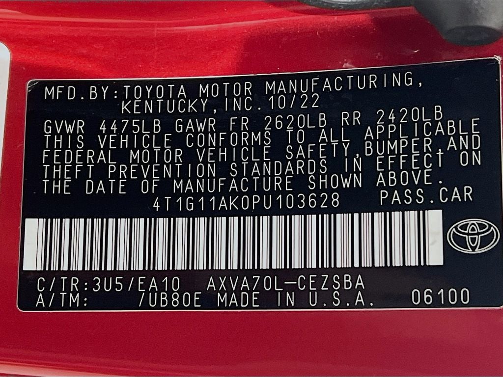 2023 Toyota Camry SE
