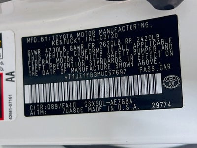2021 Toyota Avalon XLE