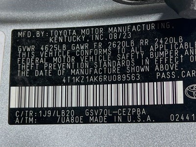 2024 Toyota Camry XSE V6