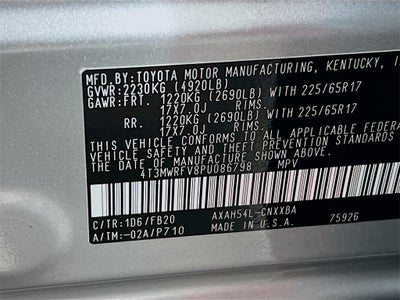 2023 Toyota RAV4 Hybrid LE