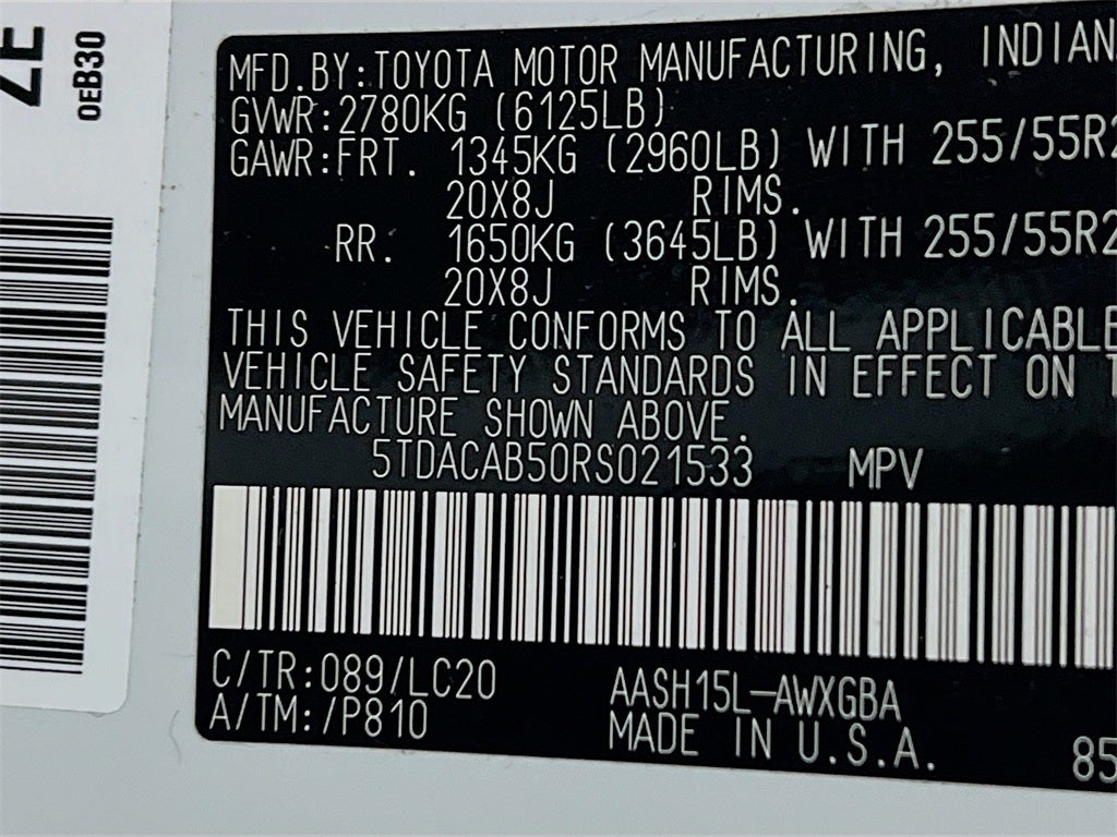 2024 Toyota Grand Highlander Hybrid Limited