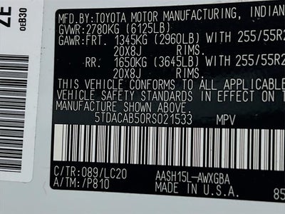 2024 Toyota Grand Highlander Hybrid Limited