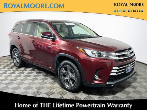2017 Toyota Highlander Hybrid Limited Platinum