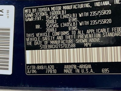 2026 Toyota Highlander Hybrid Platinum