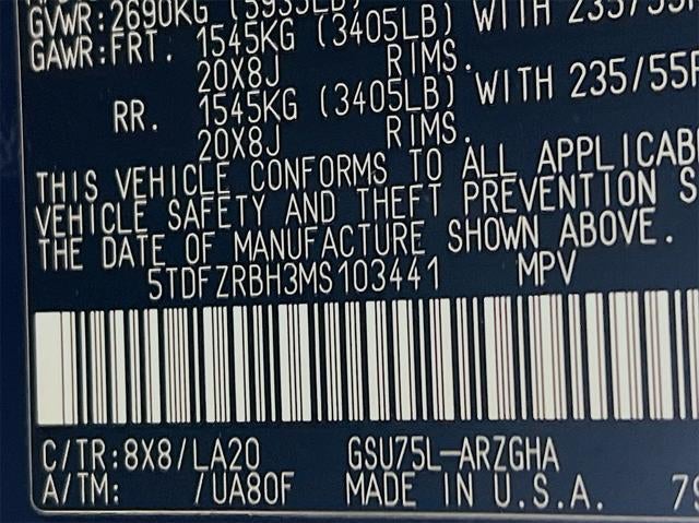 2021 Toyota Highlander Platinum