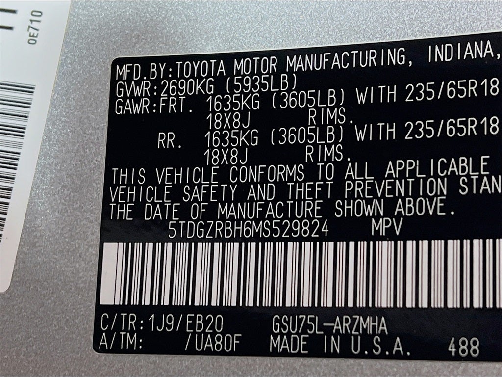 2021 Toyota Highlander XLE