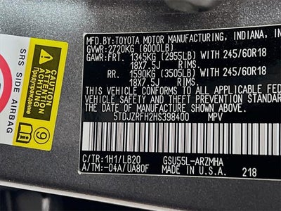 2017 Toyota Highlander XLE