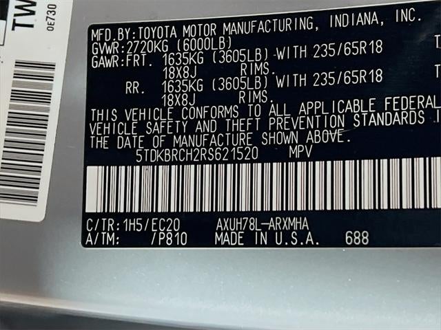 2024 Toyota Highlander Hybrid XLE