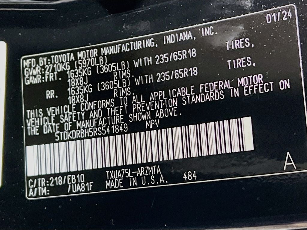 2024 Toyota Highlander XLE