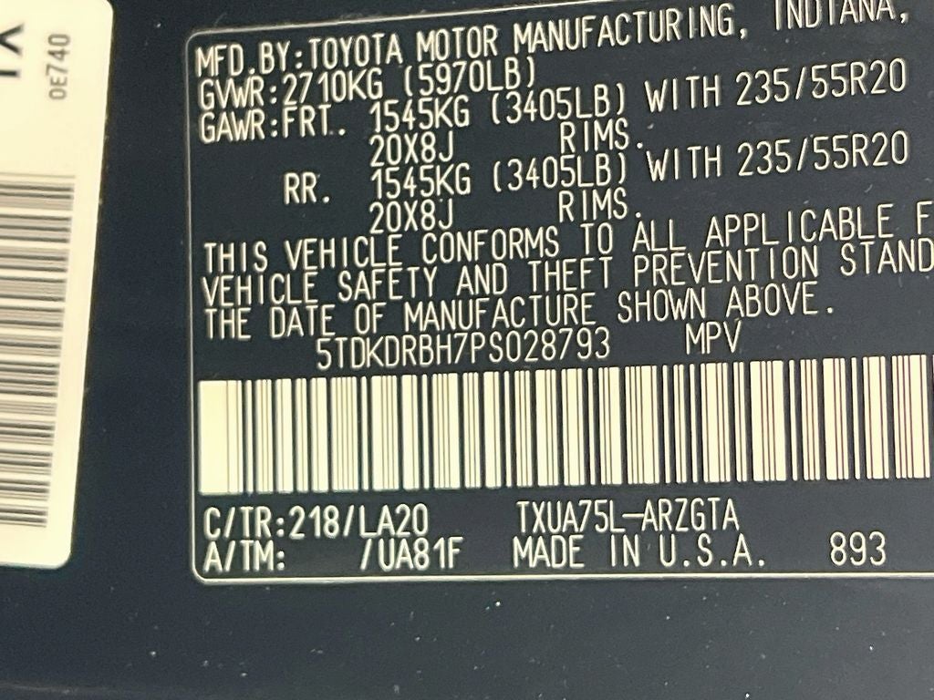 2023 Toyota Highlander Platinum