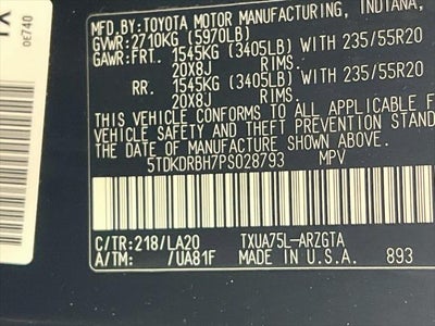 2023 Toyota Highlander Platinum