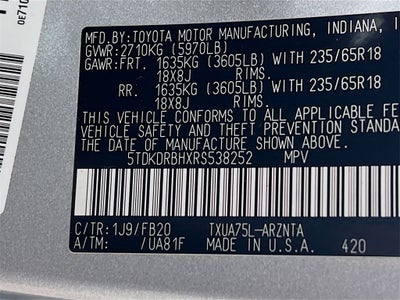 2024 Toyota Highlander LE