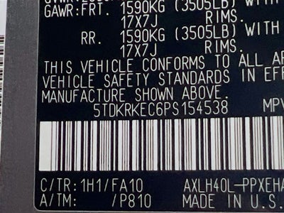 2023 Toyota Sienna LE 8 Passenger