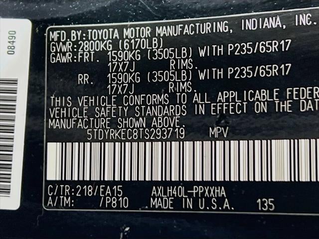 2026 Toyota Sienna XLE 8 Passenger