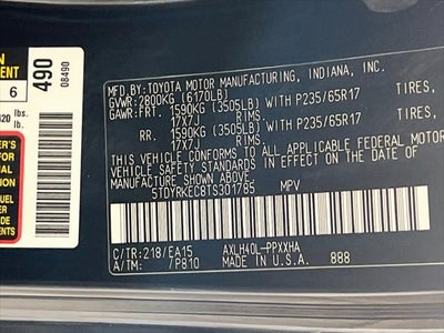 2026 Toyota Sienna XLE 8 Passenger