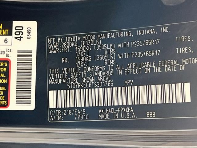 2026 Toyota Sienna XLE 8 Passenger
