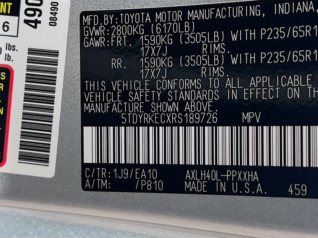 2024 Toyota Sienna XLE - Photo 28