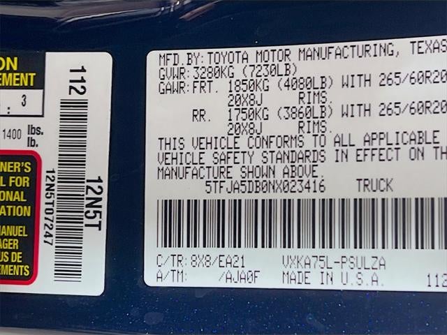 2022 Toyota Tundra Limited