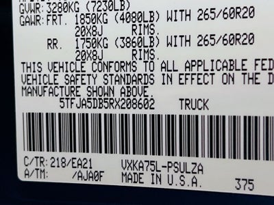 2024 Toyota Tundra Limited