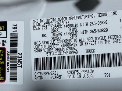 2023 Toyota Tundra Hybrid Limited