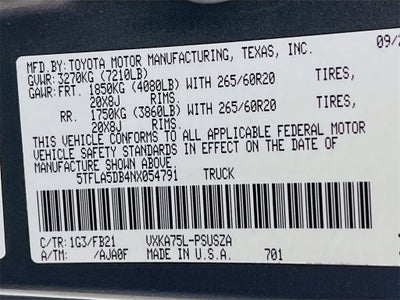 2022 Toyota Tundra SR5